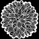 Crafters Workshop Template 6 InchX6 Inch Cactus Dahlia