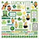 Tulla and Norbert s Lucky Charm Stickers 12 inch X12 inch Elements