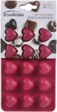 Silicone Chocolate Mold 2 Per Pkg Heart