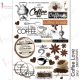 Dress My Craft Transfer Me Sheet A4 Coffee Love
