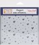 Echo Park Stencil 6 Inch X6 Inch Magical Hearts