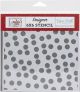 Echo Park Stencil 6 InchX6 Inch Happy Day Dots