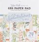 Echo Park Double Sided Paper Pad 6 InchX6 Inch 24 Per Pkg Salutations No. 1