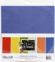 Echo Park Double Sided Solid Cardstock 12 Inch X12 Inch 6 Per P I Love School 6 Colors