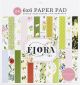 Carta Bella Double Sided Paper Pad 6 InchX6 Inch 24 Per Pkg Flora No. 4