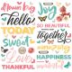 Simple Vintage Cottage Fields Foam Stickers 48 Per Pkg