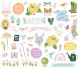 Bunnies and Blooms Bits and Pieces Die Cuts 49 Per Pkg