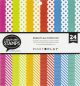 PhotoPlay Double Sided Paper Pad 6Inch X6Inch 24 Per Pkg Say It With Stamps Brights Dots Per Stripes