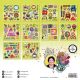 Studio Light Marlenes World Die Cut Block A6 NR. 3 Lime