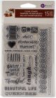 Prima Marketing Diamond Clear Stamps