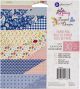 Prima Marketing Double Sided Paper Pad 6Inch X6Inch 30 Per Pkg Julie Nutting Frayed Denim 6 Des Per 5 Ea