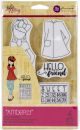 Prima Marketing Julie Nutting Mixed Media Cling Rubber Stamp Amberly