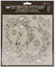 Finnabair Decorative Chipboard Steampunk Wreath 13 Per Pkg