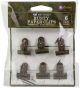 Prima Art Daily Planner Metal Binder Clips 6 Per Pkg Rusty