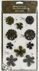 Finnabair Mechanicals Metal Embellishments Metal Blooms 10 Per Pkg
