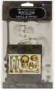 Finnabair Decor Moulds 5 Inch X8 Inch Skull And Bones