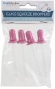 Glass Squeeze Droppers 4 Per Pkg 