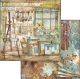 Stamperia Double Sided Paper Pad 8 InchX8 Inch 10 Per Pkg Atelier Des Arts 10 Designsper1 Each