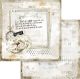 Stamperia Double Sided Paper Pad 12 Inch X12 Inch 10 Per Pkg Romantic Journal 10 Designs Per 1 Each