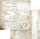 Stamperia Double Sided Paper Pad 12 Inch X12 Inch 10 Per Pkg Romantic Threads 10 Designs Per 1 Each