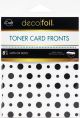 Deco Foil White Toner Sheets 4.25 InchX5.5 Inch 8 Per Pkg Lots Of Dots