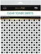 Deco Foil Clear Toner Sheets 8.5 Inch X11 Inch 2 Per Pkg Lots O