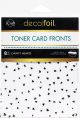 Deco Foil White Toner Sheets 4.25 Inch X5.5 Inch 8 Per Pkg Dainty Hearts