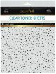 Deco Foil Clear Toner Sheets 8.5 Inch X11 Inch 2 Per Pkg Dainty Hearts