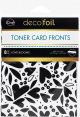 Deco Foil White Toner Sheets 4.25 InchX5.5 Inch 8 Per Pkg Love Blooms