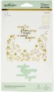 Spellbinders Glimmer Backgrounds Hot Foil Plate Blooming Floral