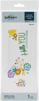 Spellbinders Embossing Folder Slimline Flora