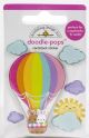 Doodlebug Doodle Pops 3D Stickers Hop Hop And Away