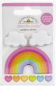 Doodlebug Doodle Pops 3D Stickers Over The Rainbow
