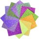 Memory Box Glitter Paper Pad 6 inch X6 inch 24 Per Pkg Graceful Garden