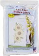Jack Dempsey Stamped Pillowcases W White Lace Edge 2 Per Pkg Golden Sunflowers