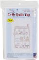 Jack Dempsey Stamped White Quilt Crib Top 40 Inch X60 Inch Sunbonnet Sue Doll House