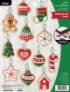 Bucilla Felt Ornaments Applique Kit Set Of 12Gingerbread Santa