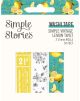Simple Stories Simple Vintage Lemon Twist Washi Tape 3 Per Pkg