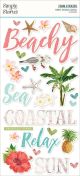 Simple Vintage Coastal Foam Stickers 51 Per Pkg