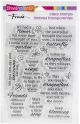 Stampendous Perfectly Clear Stamps Winged Wishes