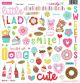 Bella Blvd Chipboard Stickers 12Inch X12Inch Icons My Candy Girl