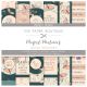 The Paper Boutique Perfect Partners Paper Pad 8Inch X8Inch 36 Per Pkg Moon Meadows Toppers