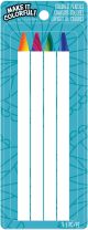 Colorbok Make It Colorful Colored Pencils 4 Per Pkg Jumbo Rainbow Swirl