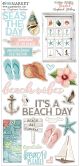 Vintage Artistry Beached Chipboard Stickers 6 Inch X12 Inch