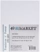 49 And Market Foundations 2inch Portrait Album 8.5inchX6.5inch White