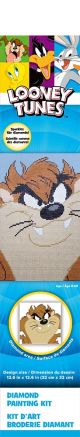 Camelot Dotz Diamond Art Kit 12.6inchesX12.6inchesLooney Tunes Tasmanian Devil