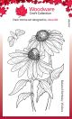 Woodware Clear Stamps 4Inch X6Inch Echinacea and Moth