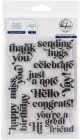 Pinkfresh Studio Clear Stamp Set 4 Inch X6 Inch Perfect Sen