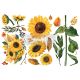 Prima Marketing Re Design Decor Transfers 6 Inch X12 Inch 3 Per Sheets Sunflower Afternoon