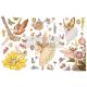 Prima Marketing Re Design Decor Transfers 6 Inch X12 Inch 3 Per Sheets Fairy Flowers